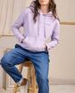 Hoodie uni violet