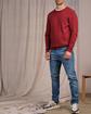 Pull col rond rouge Pull col rond rouge
