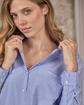 Chemise rayures verticales bleu