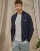 Cardigan à col camionneur bleu Cardigan à col camionneur bleu