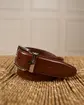 Ceinture cuir Gareld beige