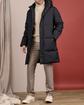 Parka matelassée bleu