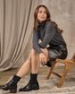 Jupe simili noir Jupe simili noir