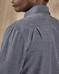 Chemise unie bleu