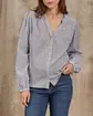 Chemise rayée bleu