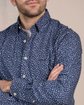 Chemise à imprimé floral bleu Chemise à imprimé floral bleu