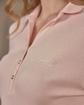 Polo manches longues rose