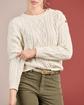 Pull torsadé blanc Pull torsadé blanc