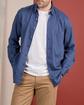 Chemise manches longues bleu