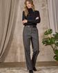 Pantalon flare rayé gris Pantalon flare rayé gris