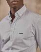 Chemise micro motifs blanc