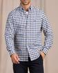 Chemise à larges carreaux vichy bleu