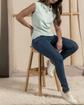 Polo uni sans manches coton
