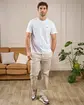 T-shirt Cédric blanc