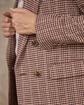 Blazer pied-de-poule Edwina beige Blazer pied-de-poule Edwina beige