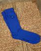 Chaussettes broderie marin bleu