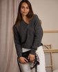 Pull col v gris Pull col v gris
