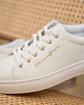Baskets unies à lacets