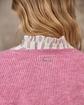Pull mailles croisées rose Pull mailles croisées rose