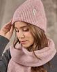 Bonnet maille rose Bonnet maille rose