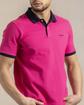 Polo contrasté