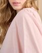 Blouse à rayures ton sur ton rose