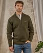 Pull col camionneur vert