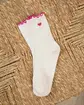 Chaussettes cœurs Giséla rose