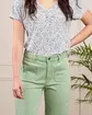 Jean bootcut Georgi vert