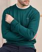 Pull col rond vert