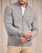 Cardigan à col camionneur gris Cardigan à col camionneur gris