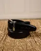 Ceinture cuir Gareld noir