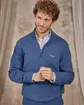 Pull col camionneur bleu Pull col camionneur bleu