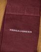 Chaussettes bambou rouge
