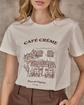 T-shirt Café crème blanc