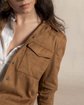 Veste boite en suédine Veste boite en suédine