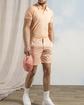 Bermuda chino uni taille élastique en coton Bermuda chino uni taille élastique en coton