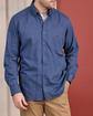 Chemise manches longues bleu