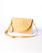 Sac pochette style paille beige Sac pochette style paille beige