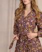 Robe chemise violet