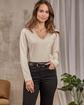 T-shirt col dentelle