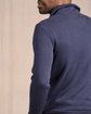 Sweat uni col camionneur bleu Sweat uni col camionneur bleu