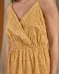 Robe longue imprimée jaune Robe longue imprimée jaune