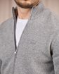 Cardigan à col camionneur gris Cardigan à col camionneur gris