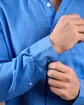 Chemise lin Gibson bleu