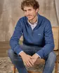 Pull col camionneur bleu Pull col camionneur bleu