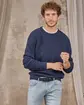 Pull point grain de riz bleu