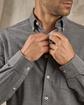 Chemise unie gris
