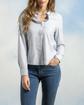 Chemisier uni poche poitrine Chemisier uni poche poitrine