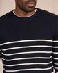 Pull marinière bleu